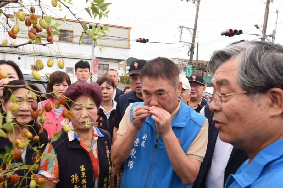 紅棗因颱風豪雨災情慘重！鍾東錦會勘盼中央體恤棗農加碼補助