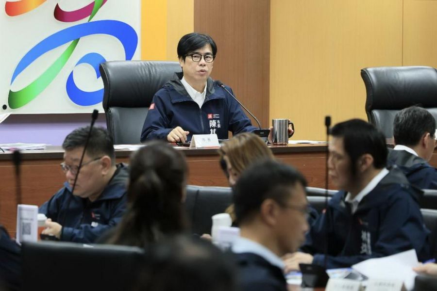 楊柳颱風逼近 陳其邁：加強颱風整備 請市民做好防颱準備