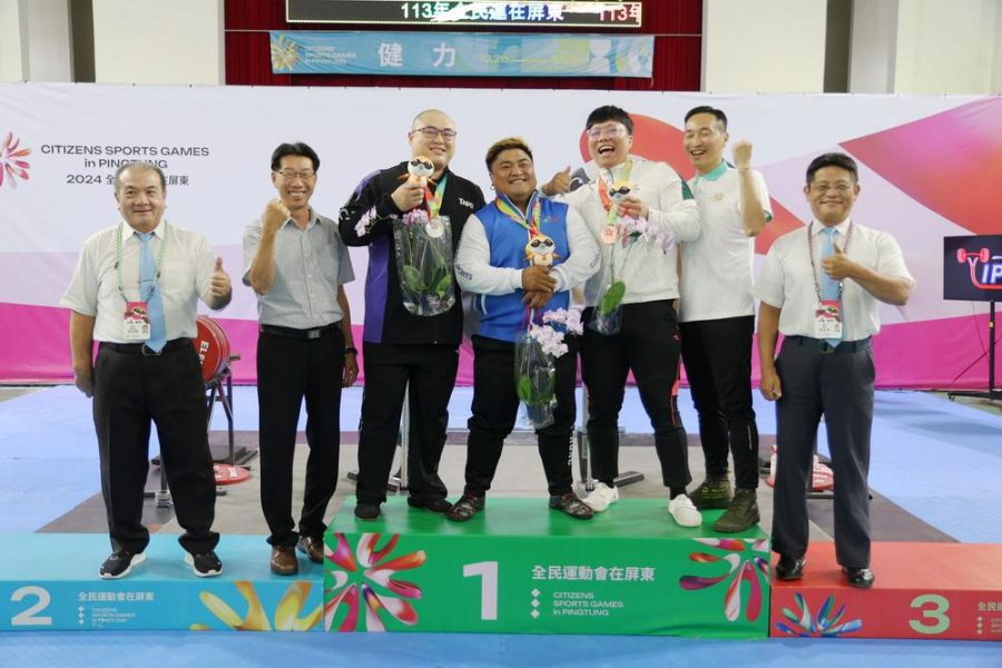 台中114年傑出運動選手楊森 成都世運會破世界紀錄勇奪金牌