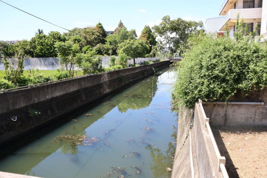 改善中度水汙染 縣長為竹南鎮射流溝水環境改善工程動土開工