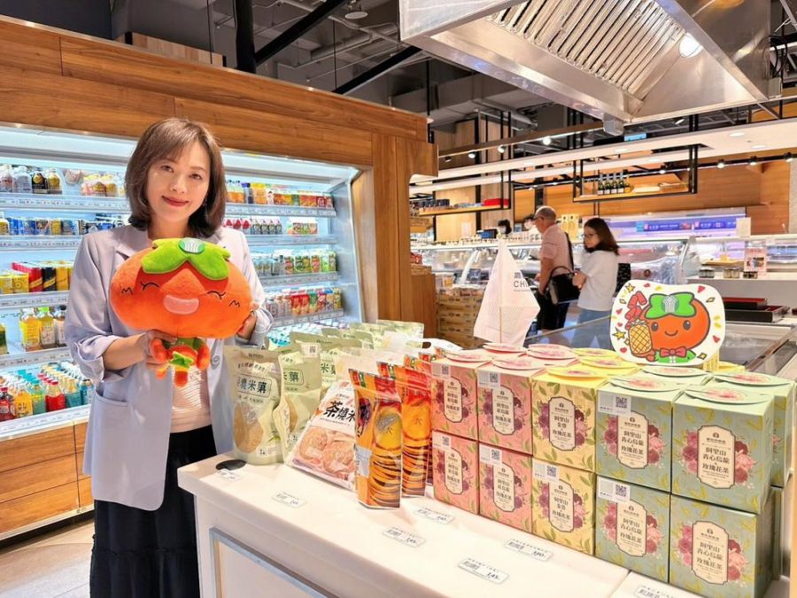 柿子與茶香魅力席捲首都　番路鄉農會特色商品進駐台北微風超市