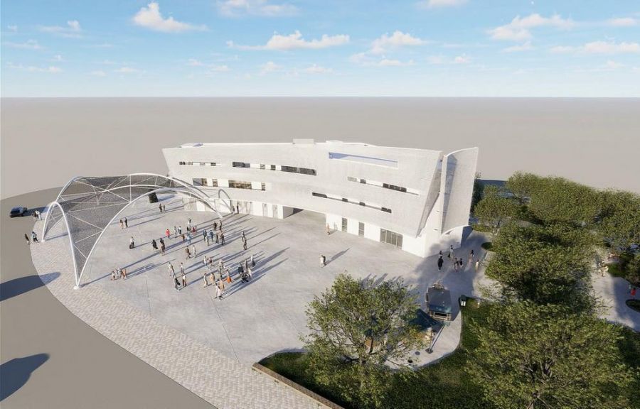 埔里鎮仁愛公園老人會館  即將新建「多功能社會福利館
