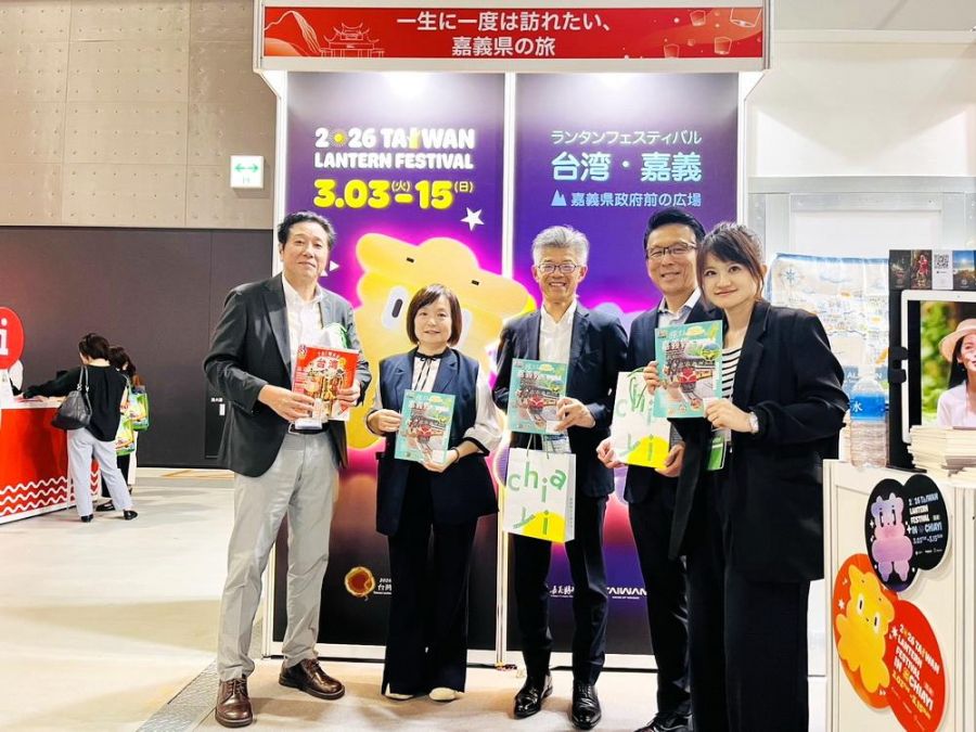 「嘉義君」萌翻日本旅展，行銷台灣燈會與慢遊魅力