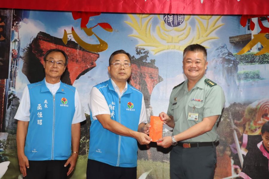 苗縣府中秋慰勞國軍  感謝官兵堅守崗位保家衛國