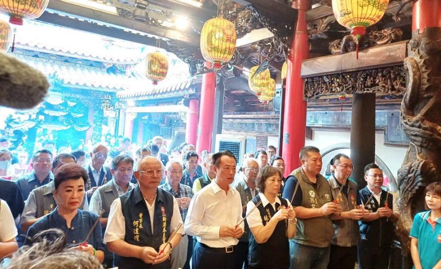 新港奉天宮開臺媽祖契子女   中秋回宮大團圓