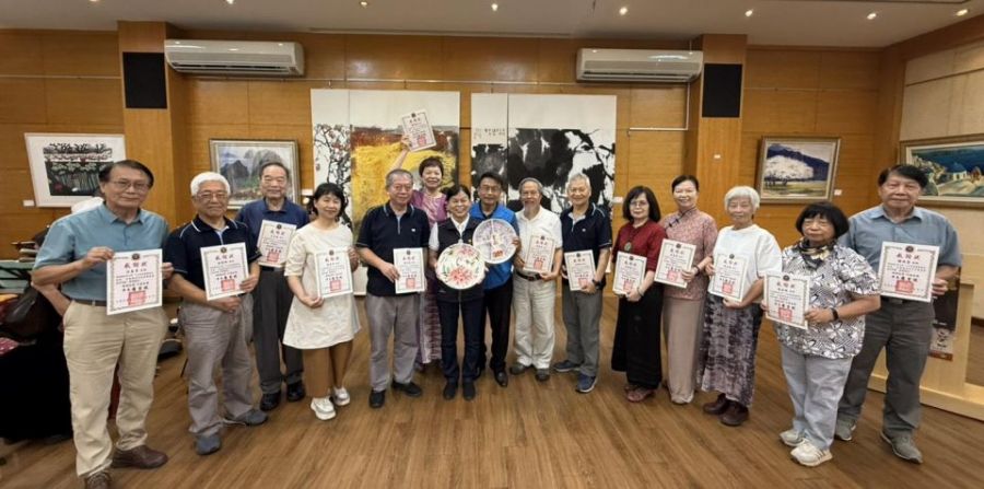苗縣九陽雅集藝文學會重陽敬老暨「遊藝怡情」會員作品聯展