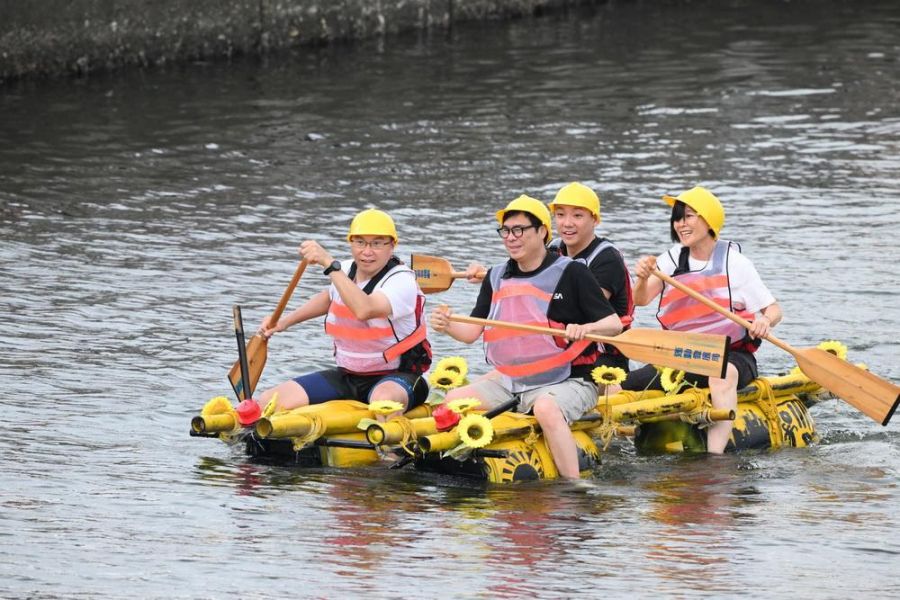 海洋派對高雄創意造筏 下週末大港橋登場　環保-創意掀水上風潮