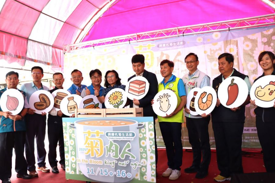 苗栗銅鑼杭菊生活節11/15樟樹村登場