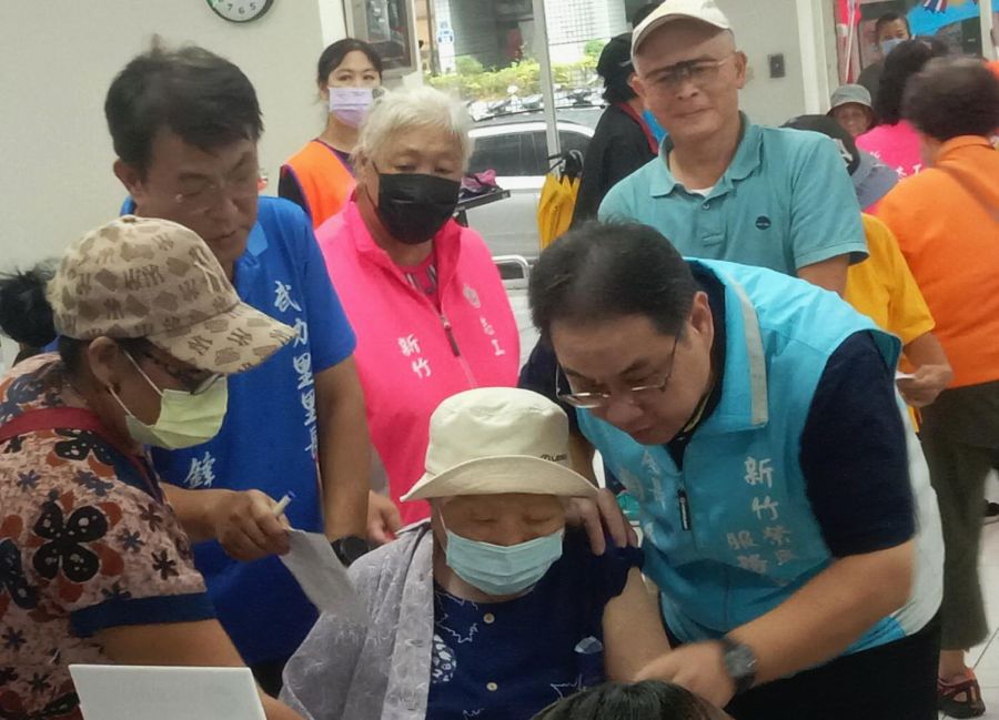 新竹榮服處結合地區衛生所  辦理施打公費流感疫苗活動