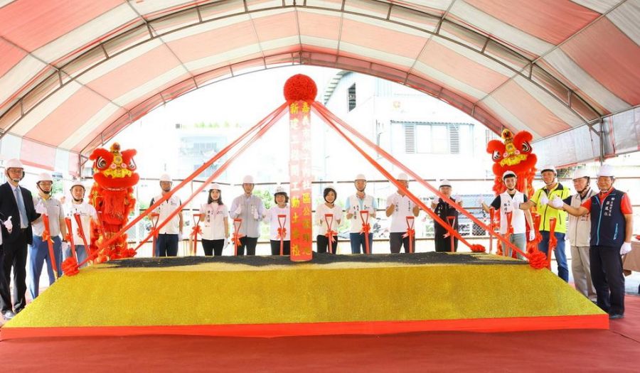 嘉市湖子內社區公園綠地新建工程正式開工 推動綠色生活圈