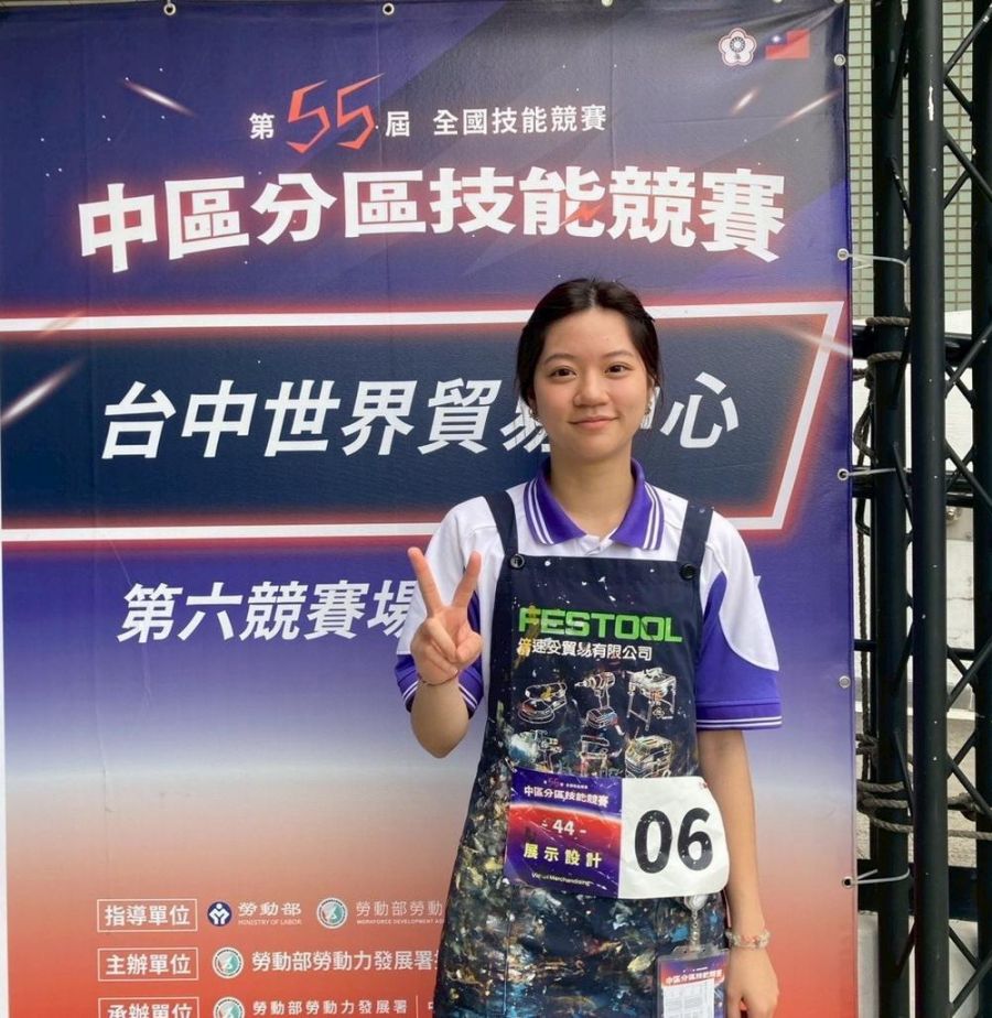 新二代備戰技職奧運賽 南分署展示設計選手初次參賽即放眼國際