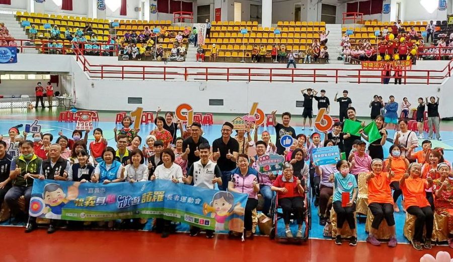 「桃義身心‧壯遊諸羅-長者運動會」熱鬧登場  黃敏惠到場加油