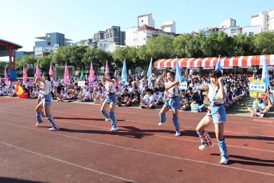 苗栗頭份國中舉辦65周年校慶運動會