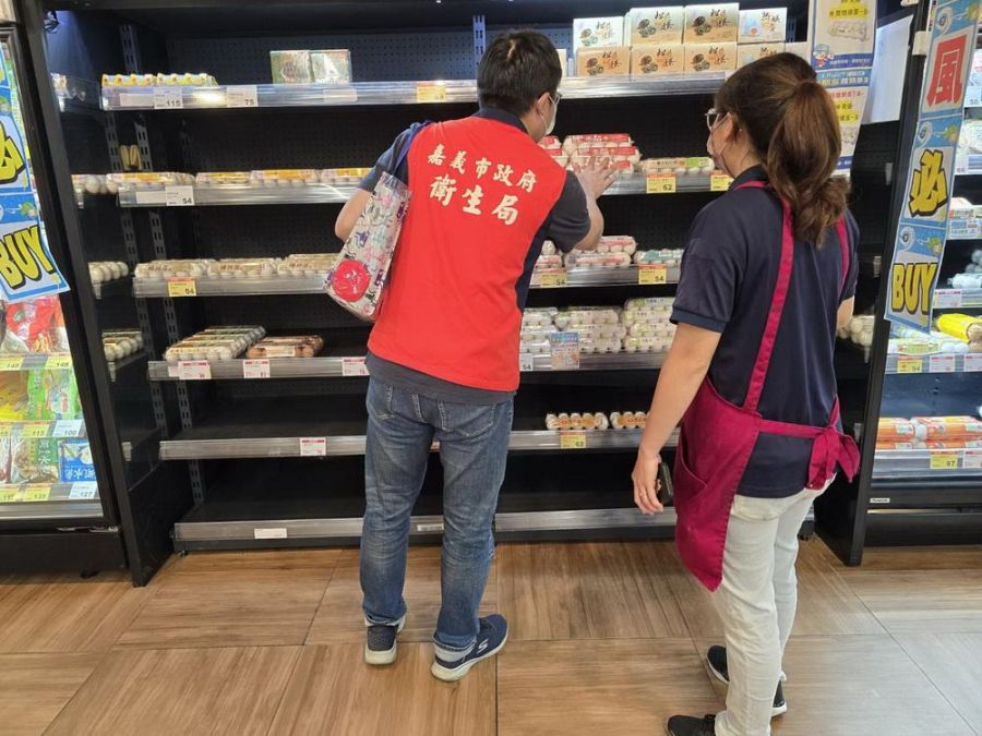 嘉市衛生局配合稽查市售雞蛋檢出農藥殘留芬普尼案 全市通路未再販售