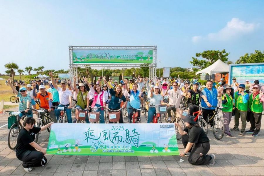 一探林園之美！高雄乘風而騎林園場圓滿結束