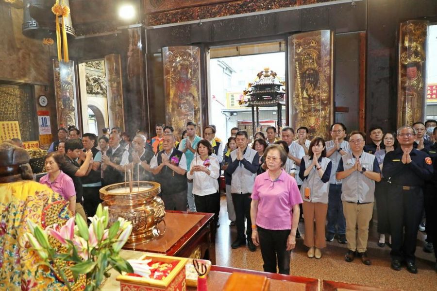 嘉市府攜手宮廟合作「反詐神隊友 防詐6法寶」守護房產