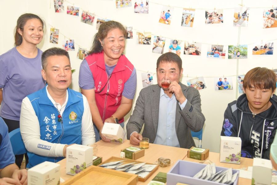 苗縣第七處「田芯工坊」揭牌　縣長：廣設小工坊嘉惠身障朋友