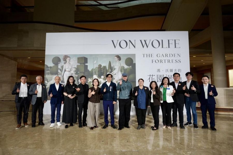 高美館《馮．沃爾夫的花園堡壘》開展   陳其邁邀市民共賞國際級藝術饗宴