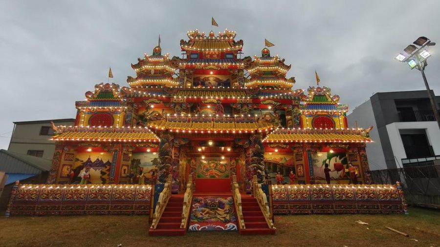 六堆忠義百年大醮 黃清風師傅領軍打造「百年級」醮壇吸睛