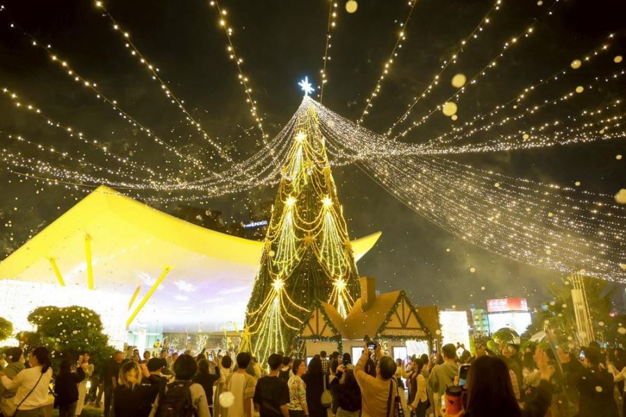 2025高雄聖誕生活節 燈光聚焦中央公園邀市民共度聖誕黃金週