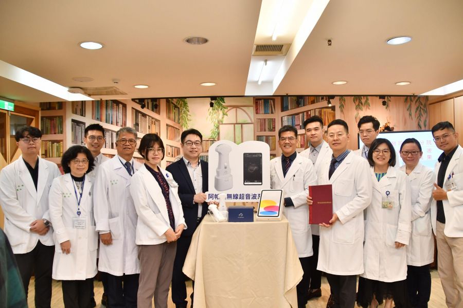 臺大雲林分院獲贈手持式超音波　強化 PGY 即戰力