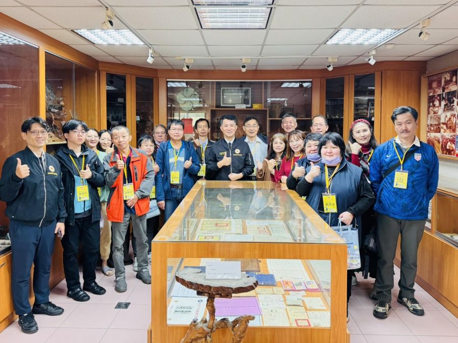 苗栗榮服處邀請績優學子及寶眷參訪榮民文物