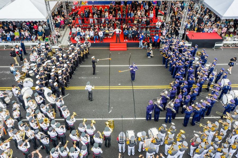 三軍管樂首度街頭對決 嘉市國際管樂節限定「陸海空Battle」熱血登場