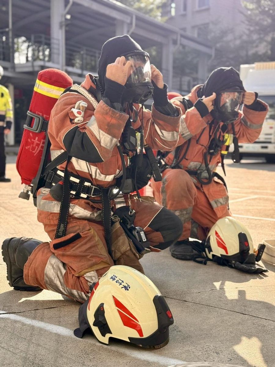 竹市消防局辦裝備器材抽測 高虹安：扎實訓練強化第一線救災戰力