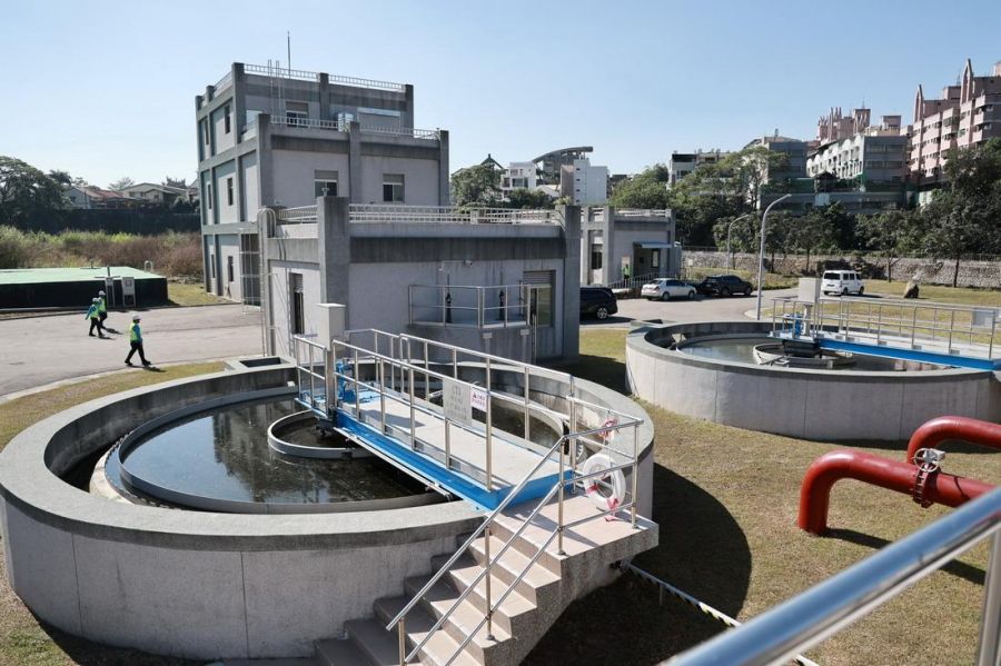 許淑華主持竹山水資源回收中心通水典禮