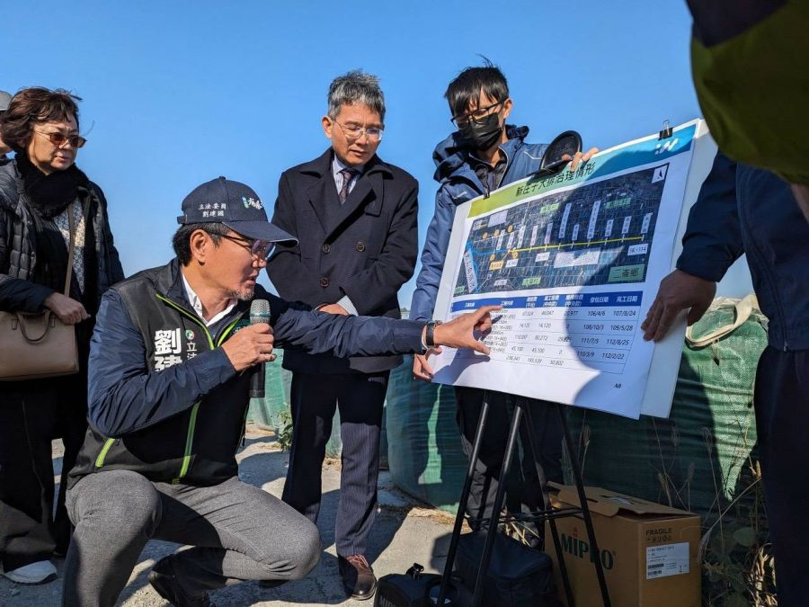 立委劉建國爭取中央四億元整治經費　二崙新庄子大排治理工程動工