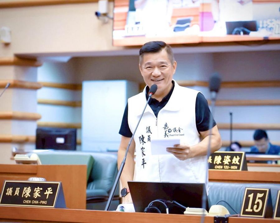 嘉義市議員陳家平尊重藍白合決策　宣布退出嘉義市長初選