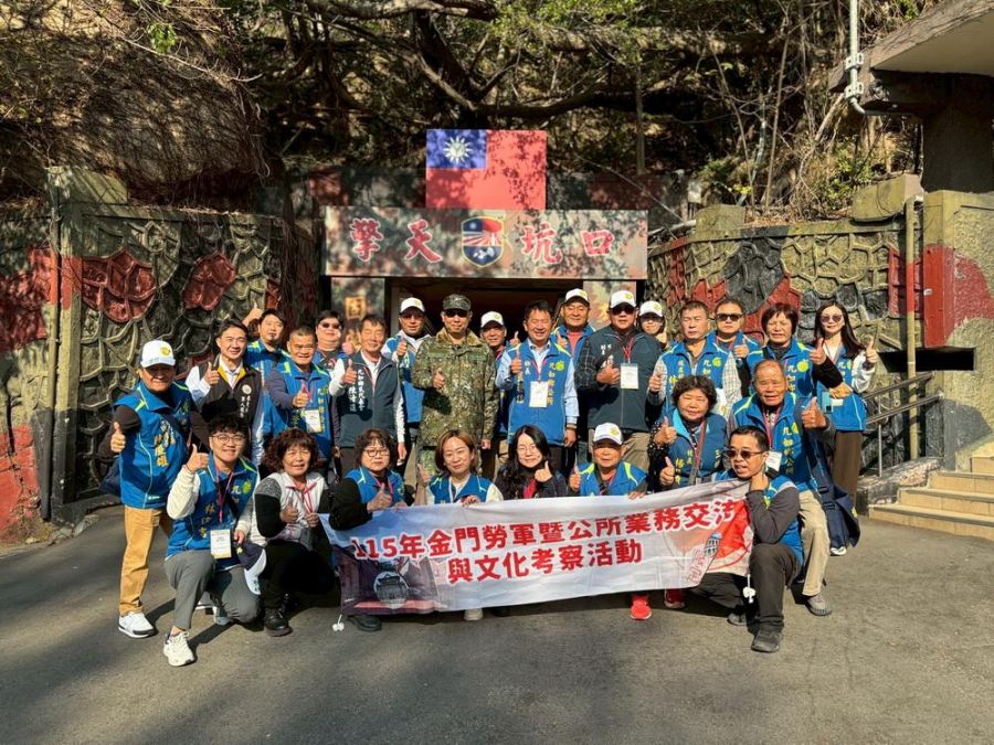 屏東九如鄉敬軍團   鄉長慰勉金門服役子弟兵