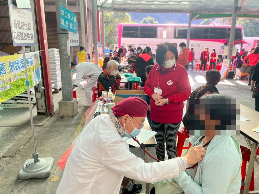 為恭醫院辦理大型免費健康篩檢　深入偏鄉守護鄉民健康