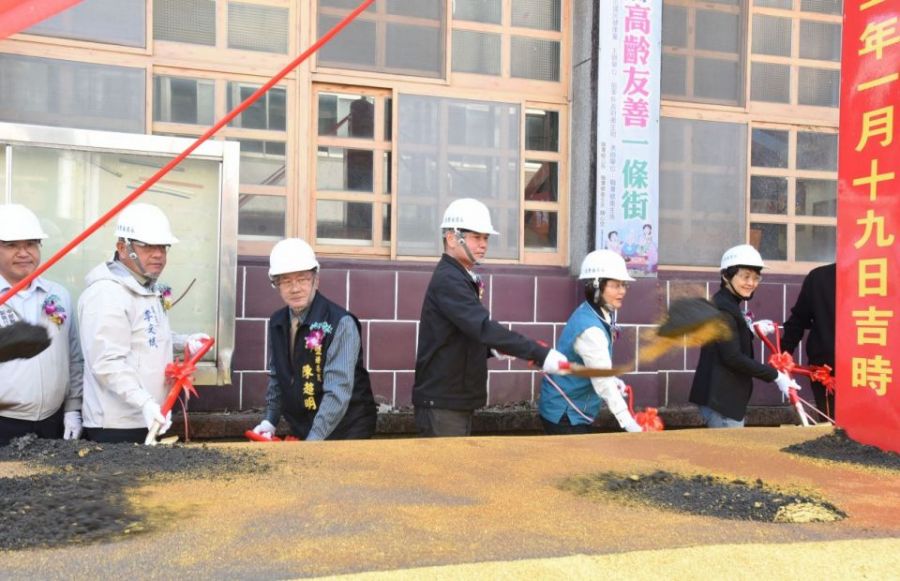 新建文化會館暨圖書館動土　明年完工將成為獅潭新地標