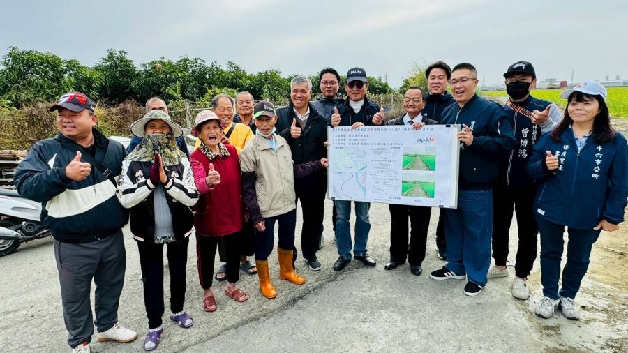 立委劉建國爭取3300萬！雲林斗六、古坑、元長、水林10條農路大翻修