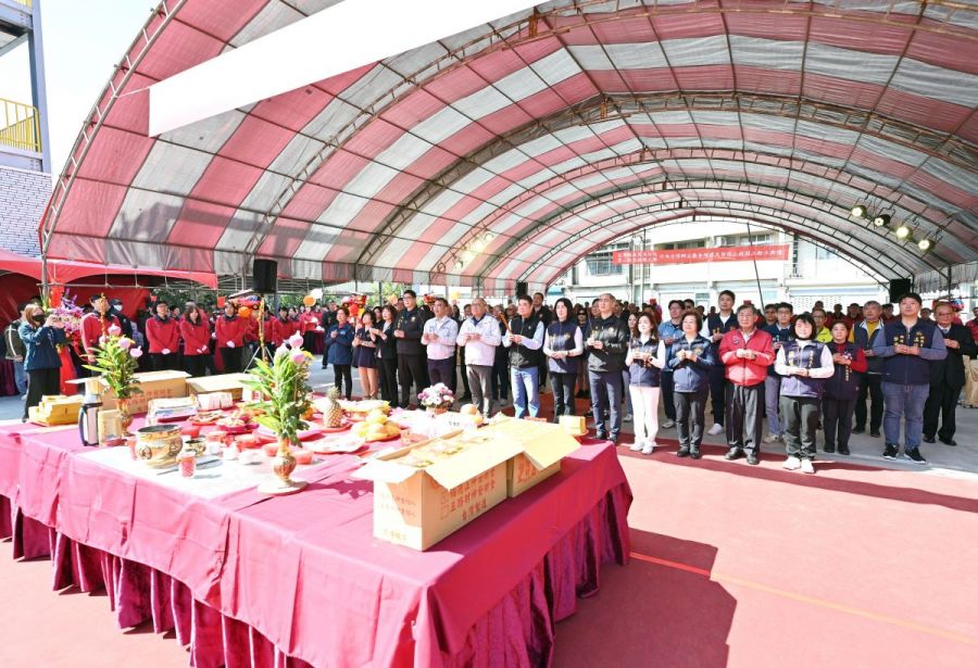 苗栗縣消防局竹南分隊辦公廳舍   增建及整修工程動土