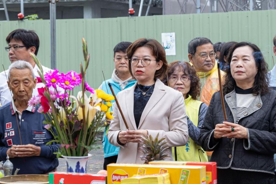 屏東市歸園第三納骨塔上樑典禮 園區打造優質追思空間