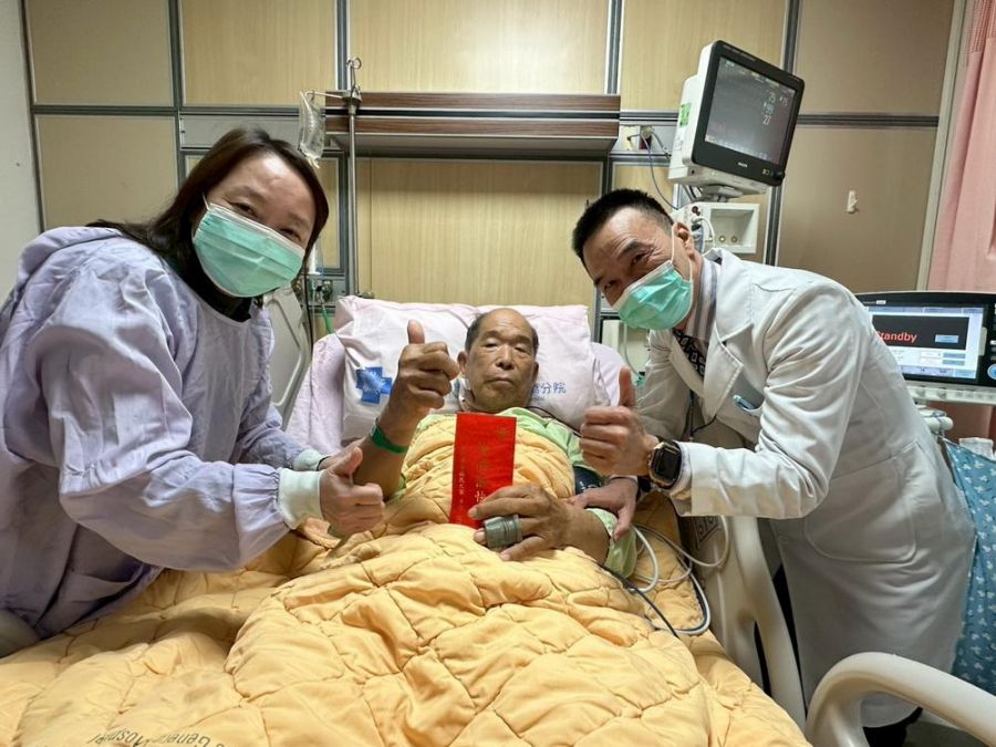 中榮嘉灣分院攜手白河榮家及嘉義榮服處  慰問住院榮民