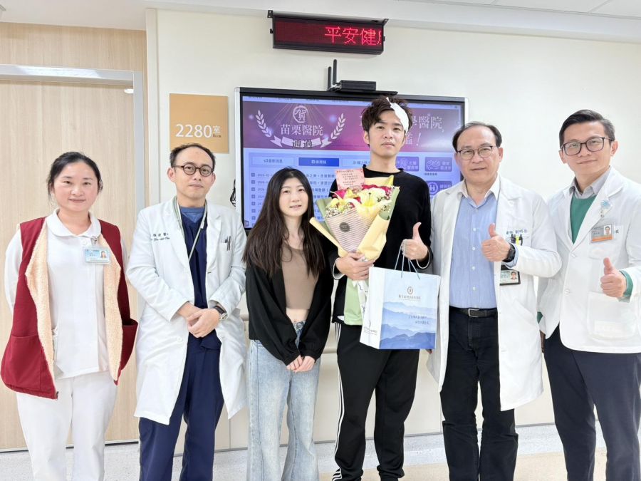 守護第一線！南苗市場遭砍傷員警順利於年前出院返家