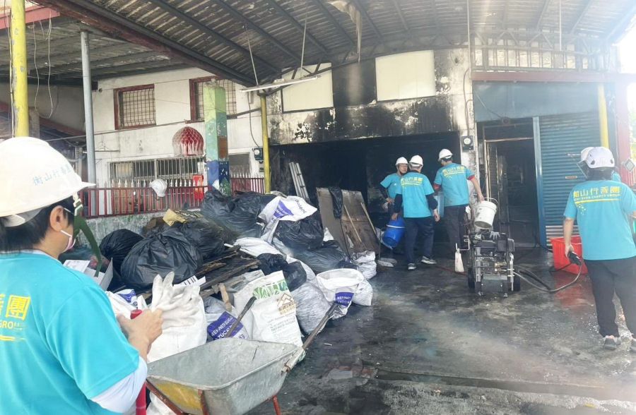 衡山南區團志工協助阿忠整理災後家園　持續召募志工