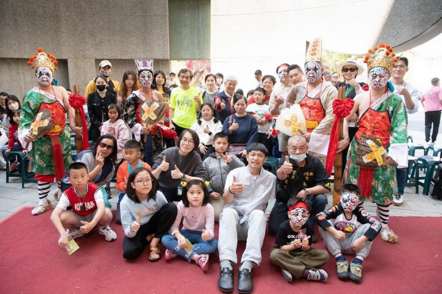 嘉市立博物館 家將走陣、臉譜彩繪帶民眾沉浸信仰文化迎新春