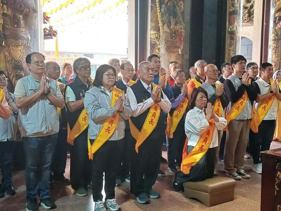 嘉市玉皇宮玉皇上帝聖壽大典  黃敏惠祈願嘉市穩健發展 幸福再升級