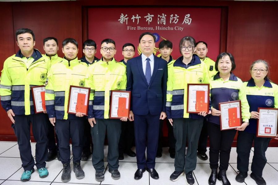  專業緊急救護奏效！竹市消防局攜手志工成功搶救OHCA長者