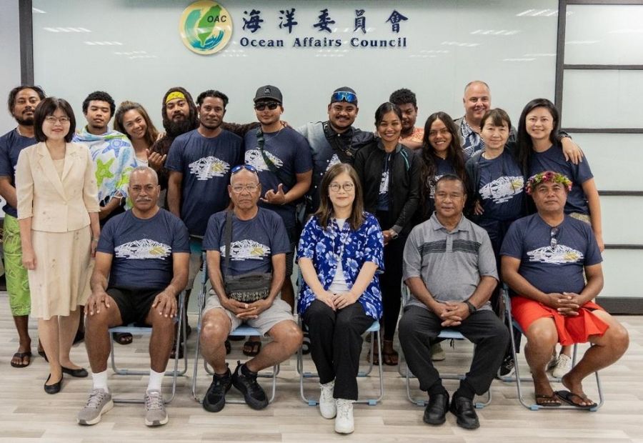 帛琉無私分享號拜會海委會 管碧玲：南島語族交流傳承的源動力