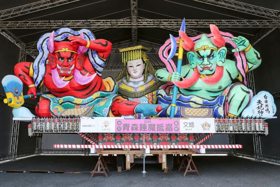 青森睡魔燈籠移展朴子配天宮    3/21起重新亮相