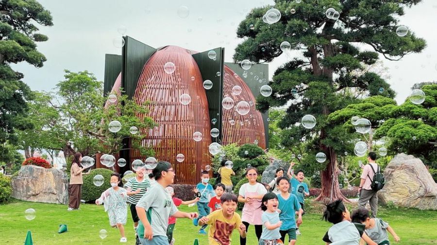 藤花盛開   成美文化園兒童節優惠活動登場  賞花、拍照、親子同樂一次滿足 　