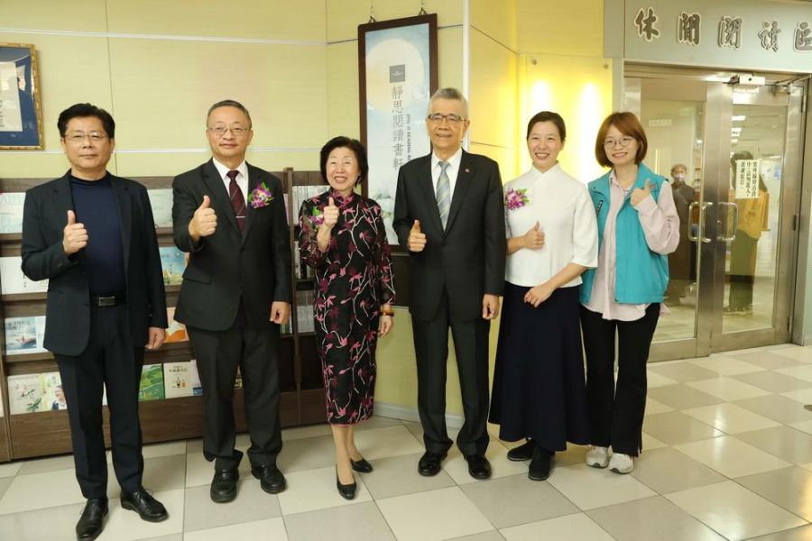 吳鳳科大「靜思閱讀書軒」啟用　西部首間大專院校據點 嘉義校園新人文地標