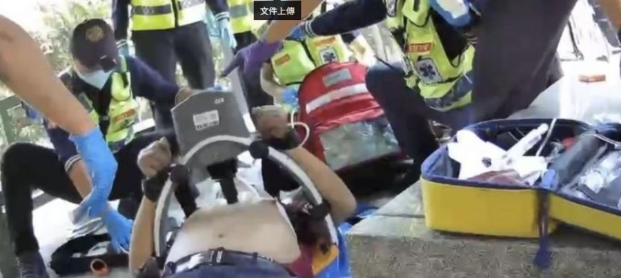 男子登挑水古道OHCA 　彰化聯合南投消防局送醫救回一命