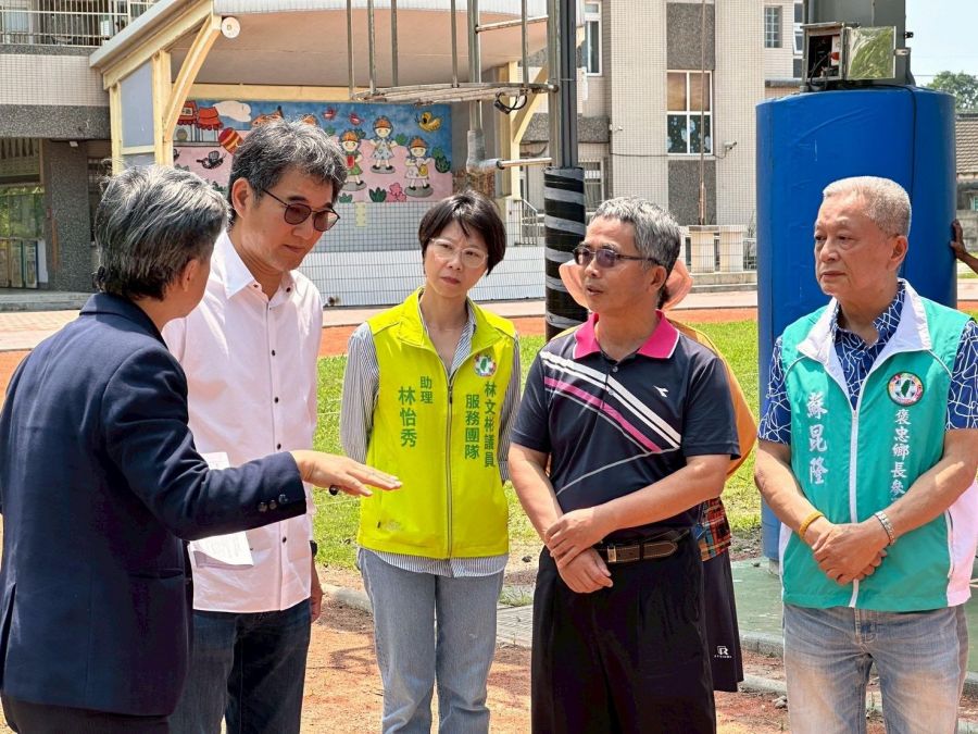 爭取3500萬改善校園環境　立委劉建國會勘雲林多校建設