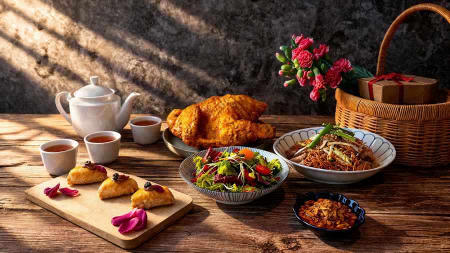 母親節餐飲戰開打！高雄翰品酒店桌菜搶客　外帶千元有找